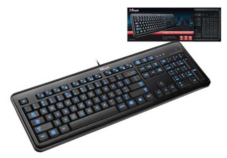 Trust eLight LED Illuminated Keyboard - светящаяся клавиатура